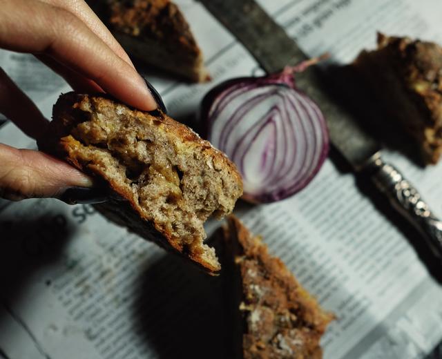 全麦咸切达洋葱土豆面包——快手司康【健康主食】的做法