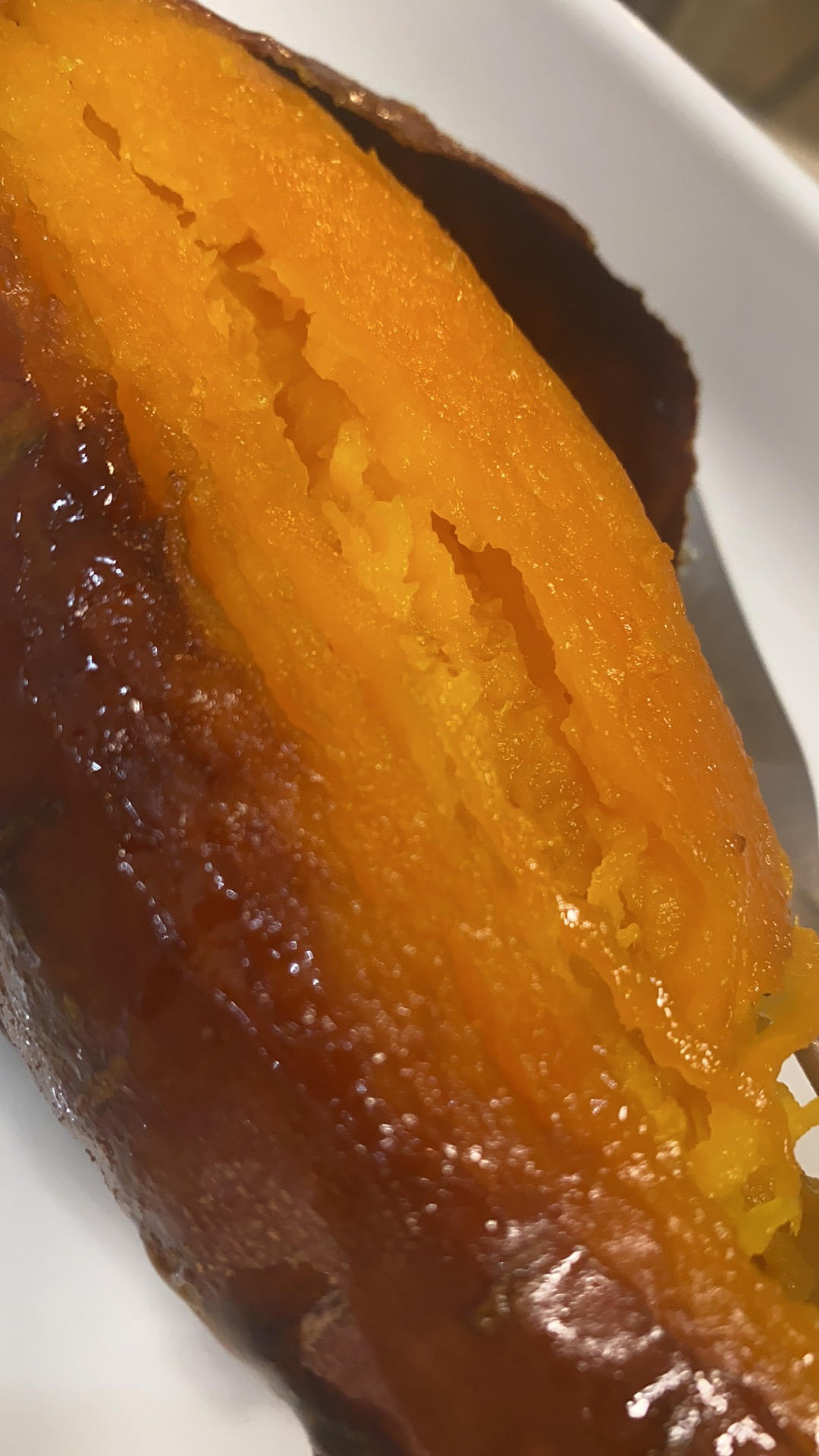 【糯唧唧的烤红薯】糖油四溢皮肉分离外糯里嫩吸溜着吃！