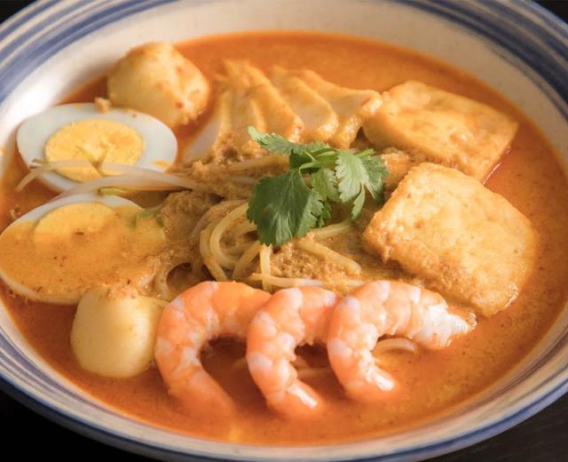 新加坡叻沙面:夏天就要吃这种重口味的面,鲜爽!的做法