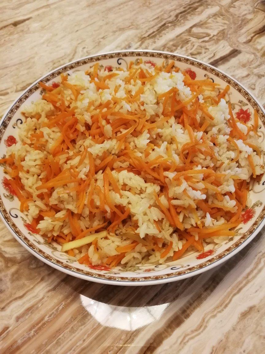 胡萝卜炒饭（低脂素食）