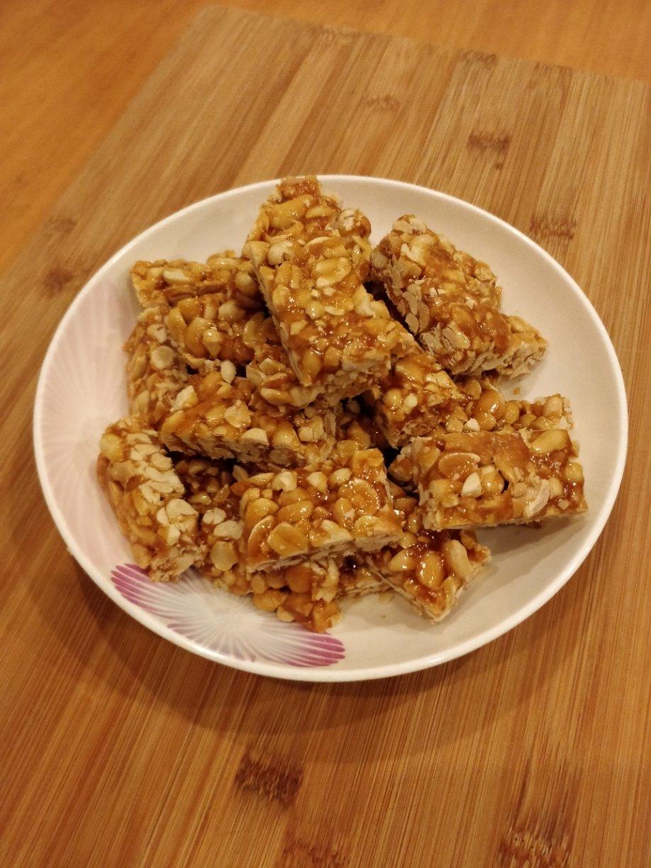 无水无油香脆花生糖