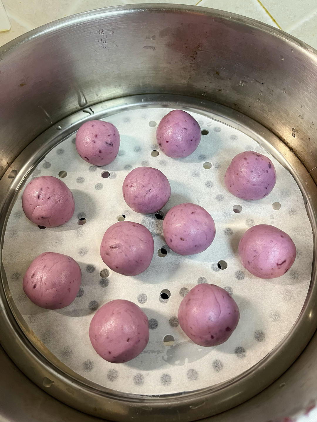 紫薯糯米糍（超简单）