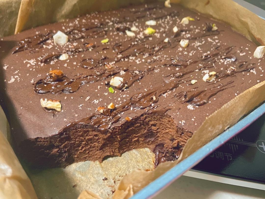无油低卡浓厚豆腐布朗尼（全部热量只有一千卡☆）
