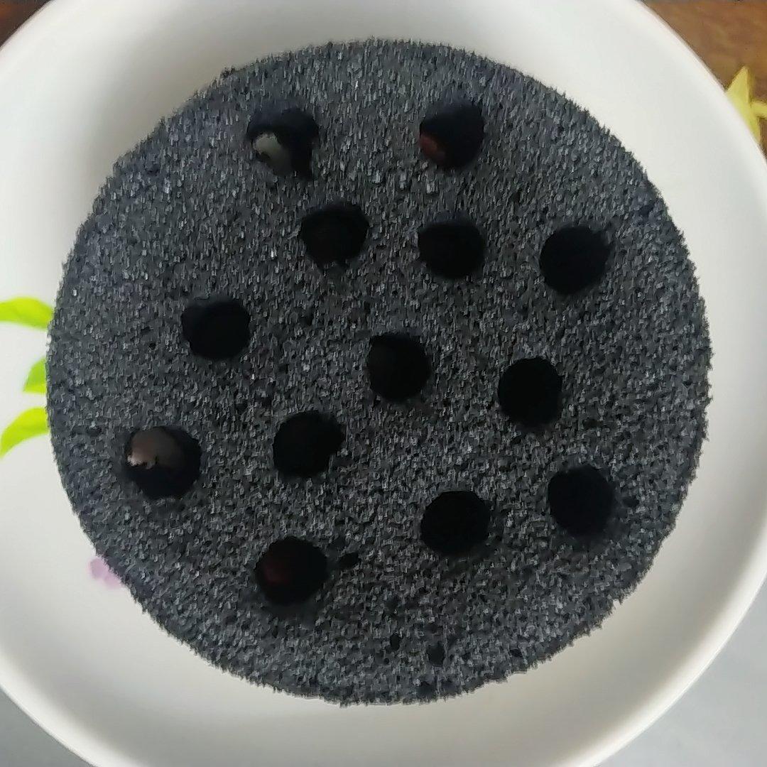 火爆的【蜂窝煤球蛋糕】（戚风蛋糕版）-这个冬天不太冷