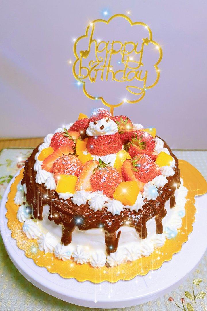 【Mr孟团队】巧克力淋面蛋糕（视频)