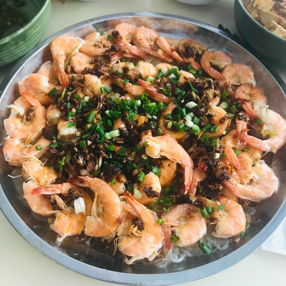 蒜蓉粉丝蒸虾