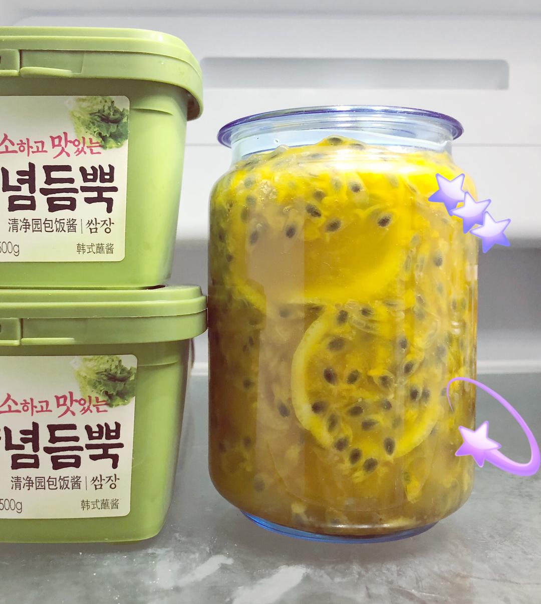 （明星的美白秘密）百香果蜂蜜柠檬🍋夏天必须有！