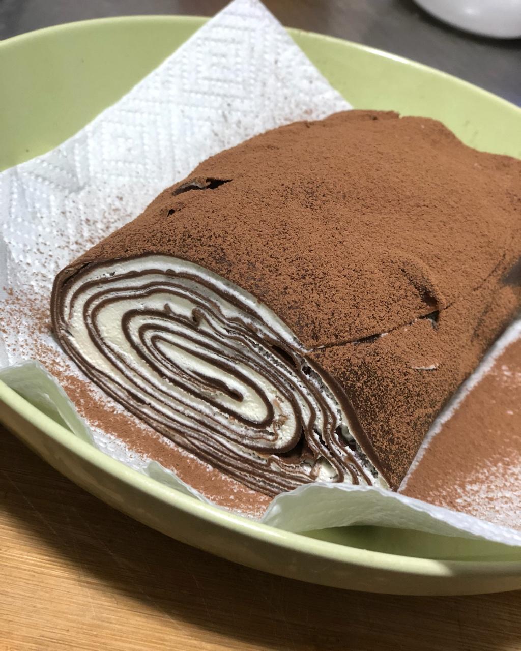 可可千层蛋糕卷