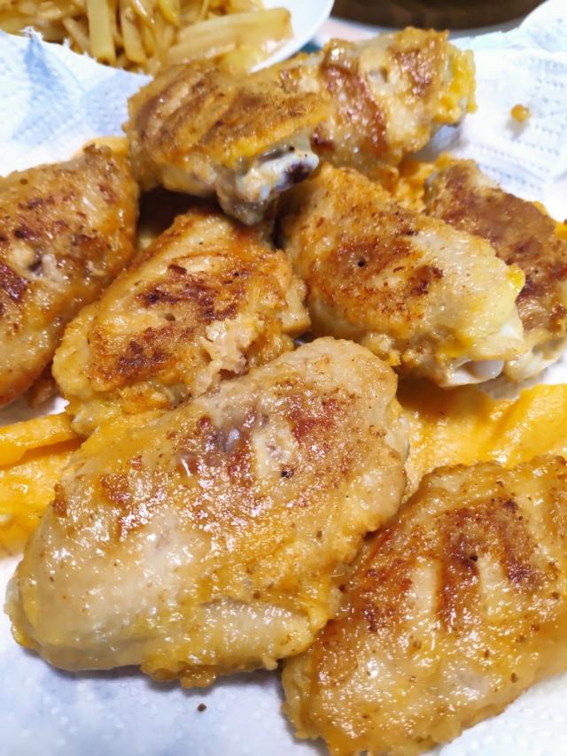 蒜香煎鸡翅