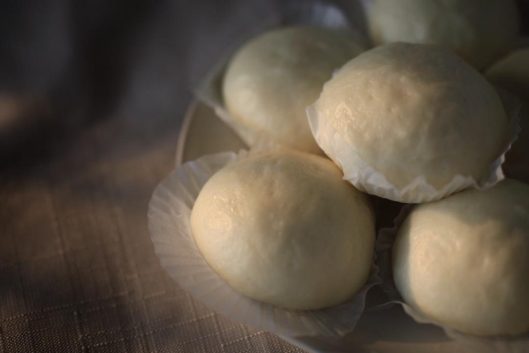 自制无油奶黄包