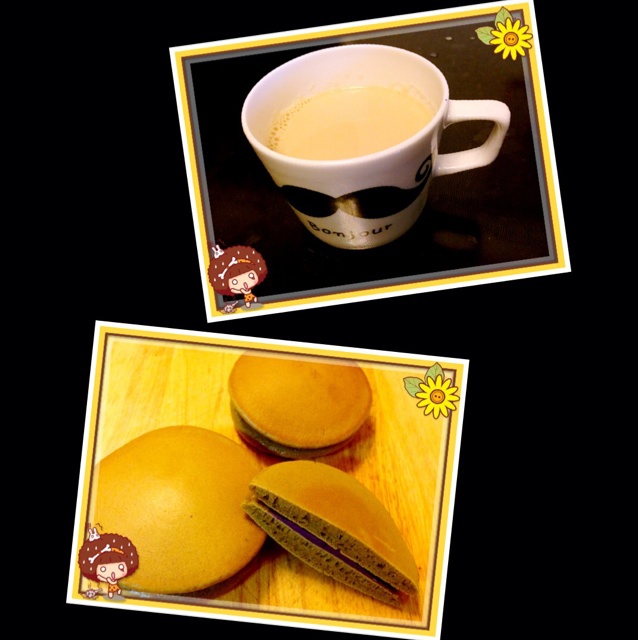 抹茶蜜豆铜锣烧