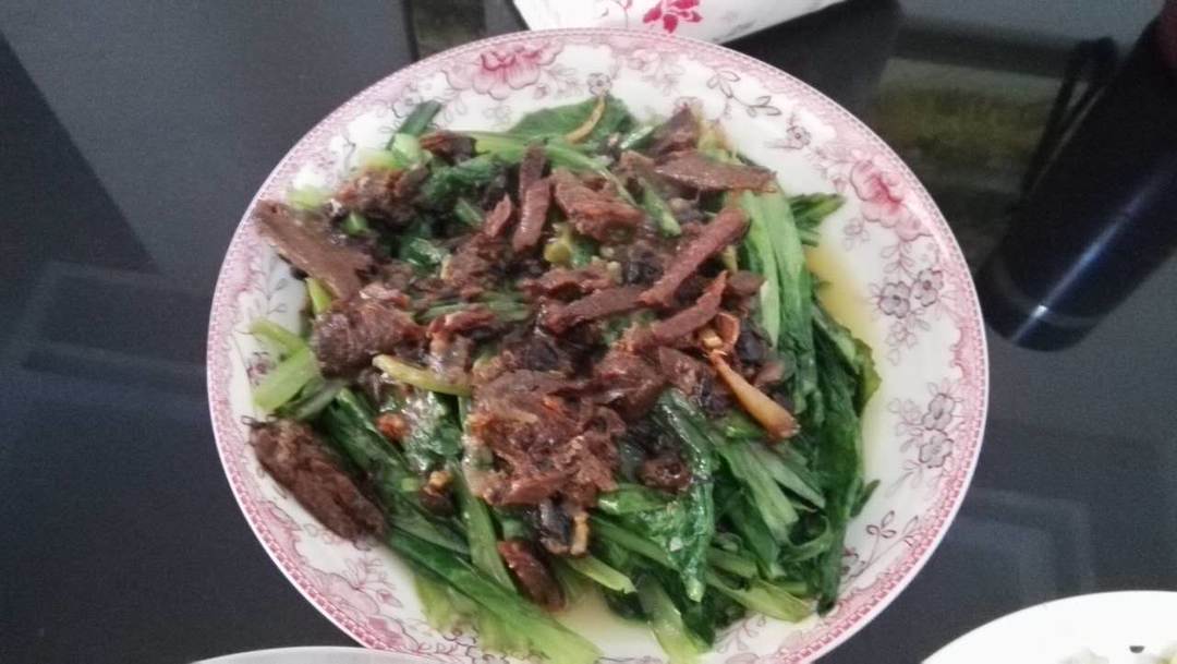 豆豉鲮鱼油麦菜