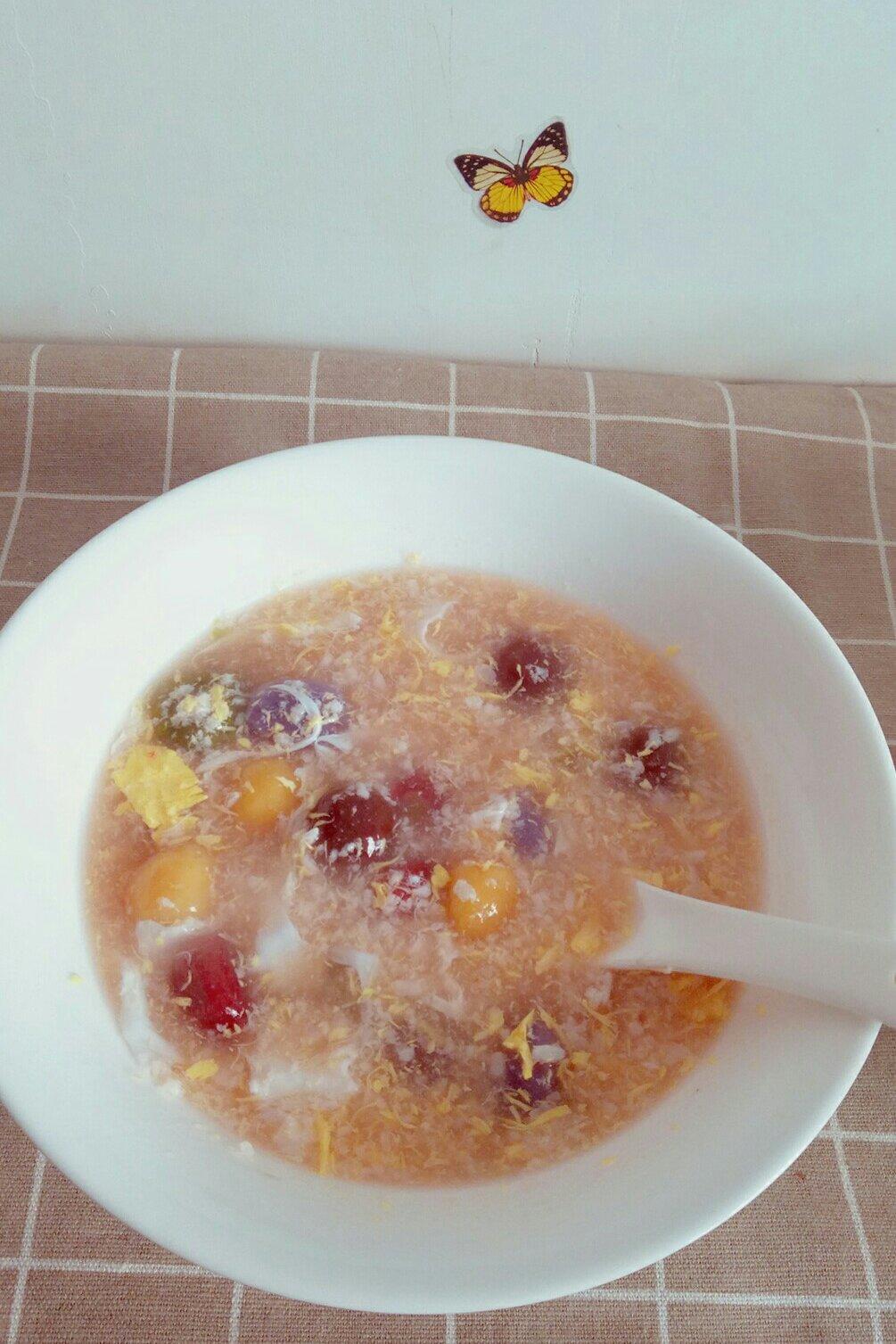 彩色汤圆