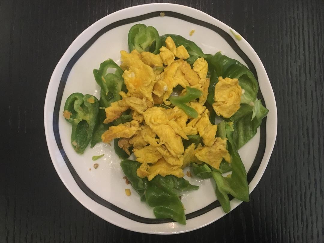 鸡蛋炒辣椒