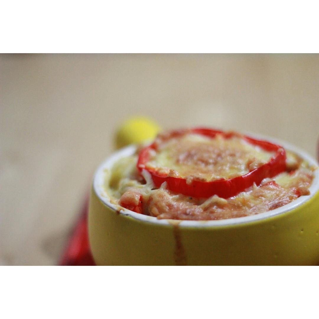 番茄鸡肉浓情焗饭【两人份】