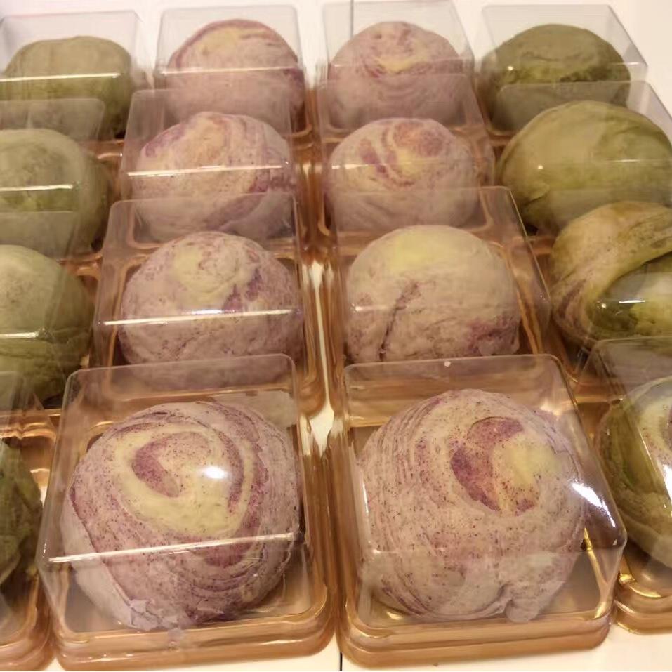 麻薯香芋酥/台湾大甲芋头酥(无猪油完美复刻2015.10修订各种抹茶酥、绿茶酥、蛋黄酥、紫薯酥通用哟）