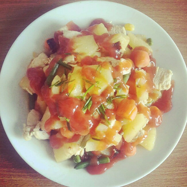 菠萝咕噜鸡（伊甸园）