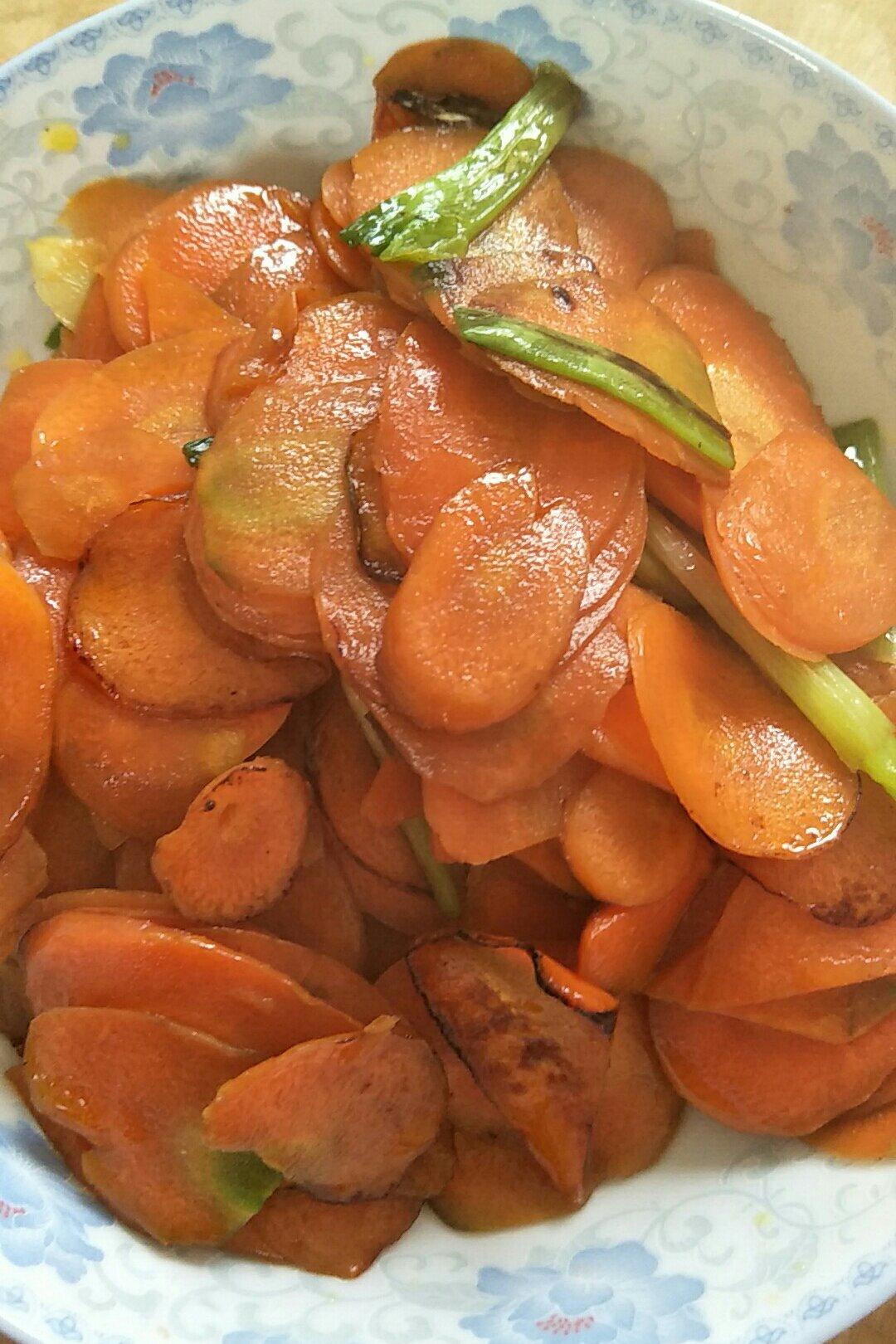 3izka做的清炒胡萝卜片