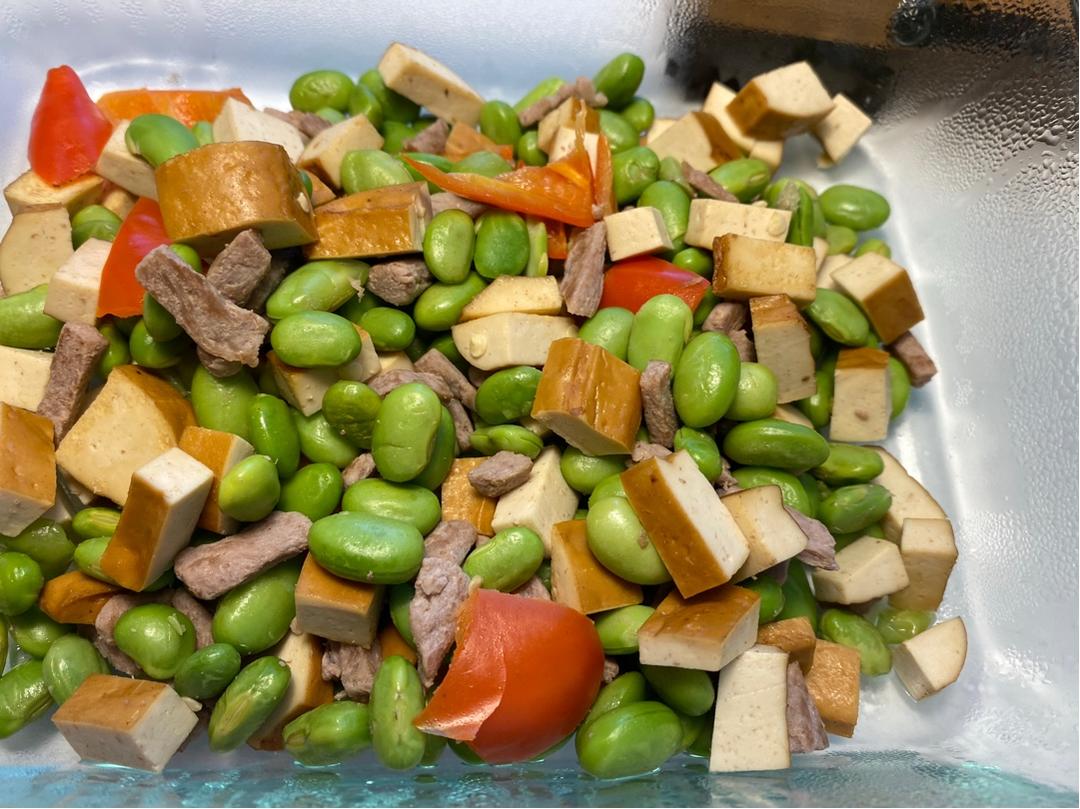 肉末毛豆炒香干