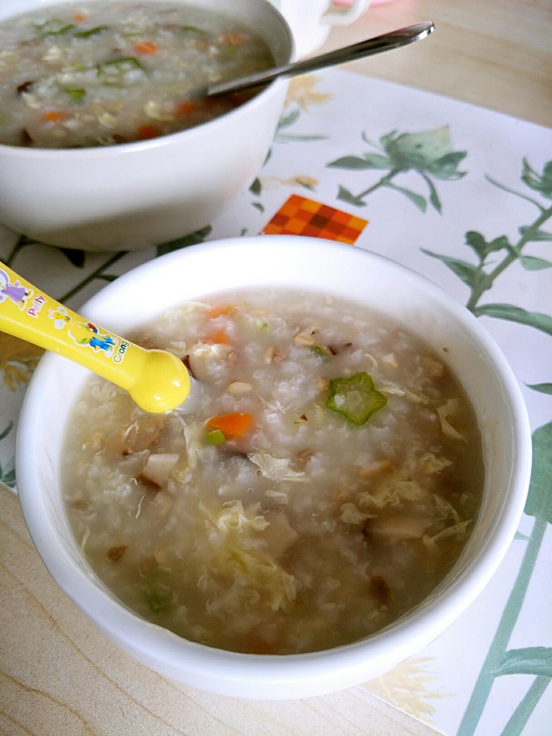 蔬菜牛肉粥