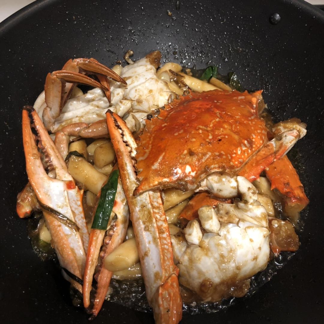 葱姜炒梭子蟹