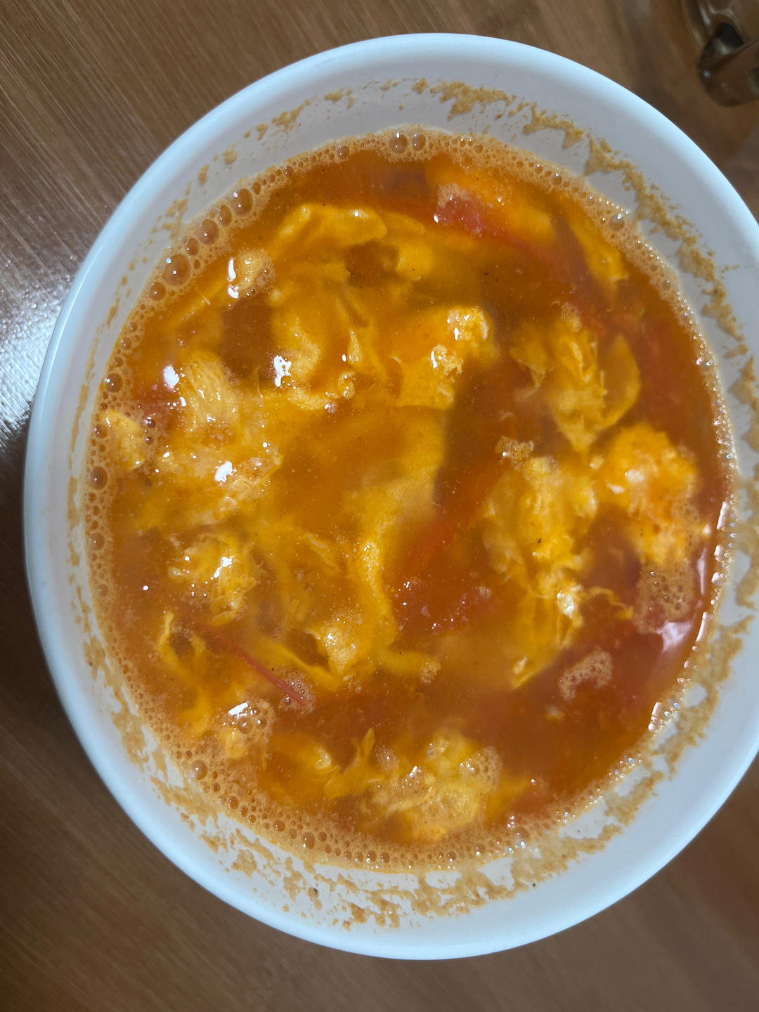 超浓郁的西红柿鸡蛋汤