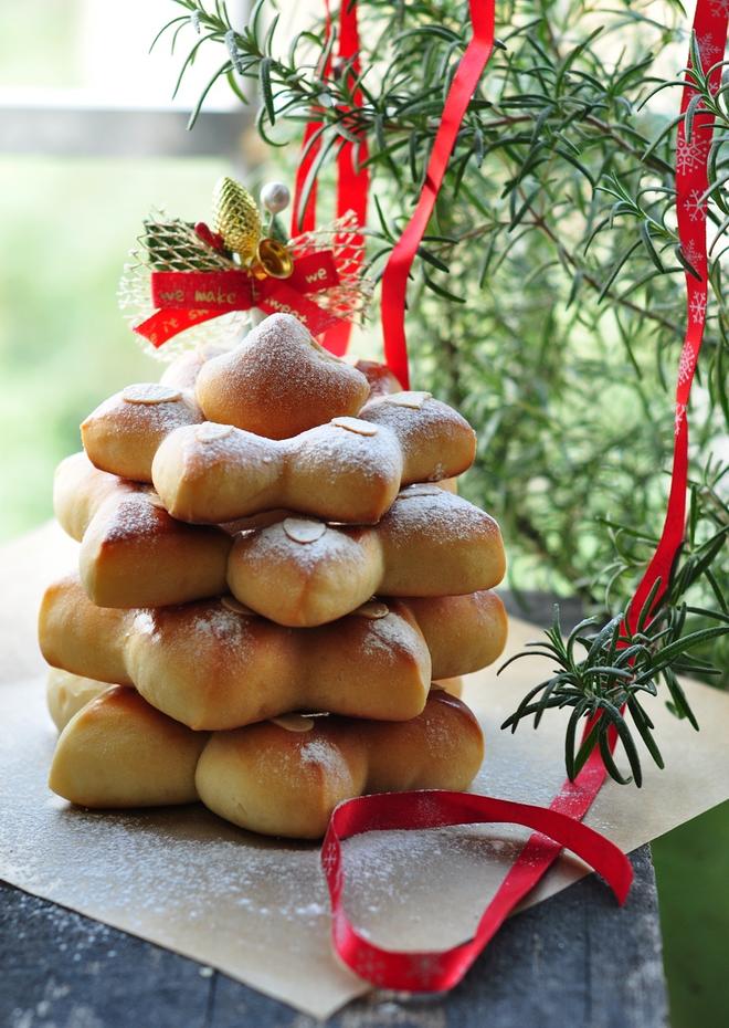 圣诞树面包的做法