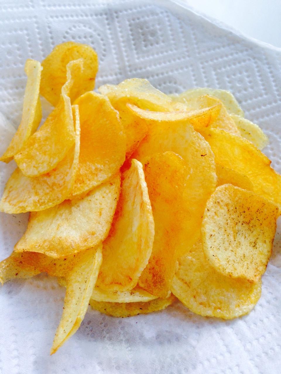 略略略我在这里阿做的炸薯片