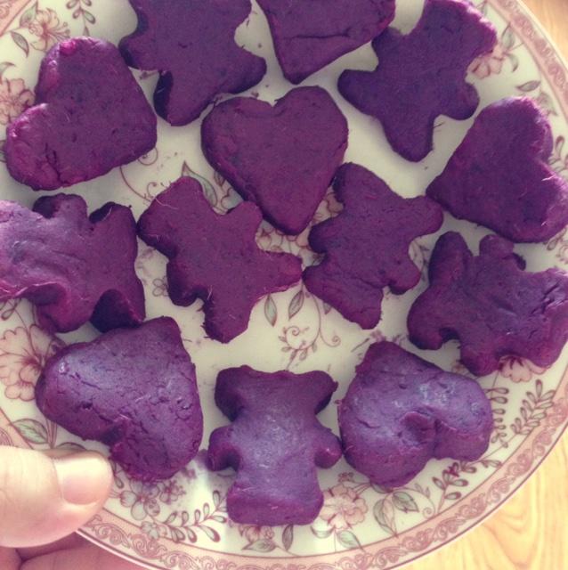 造型紫薯泥