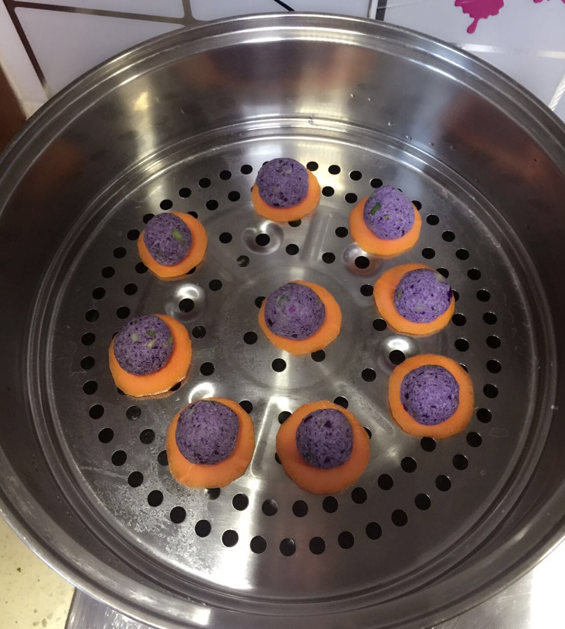 紫甘蓝蔬菜水晶丸子---营养丰富不长肉的做法 步骤5