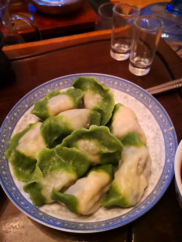 翡翠白菜饺