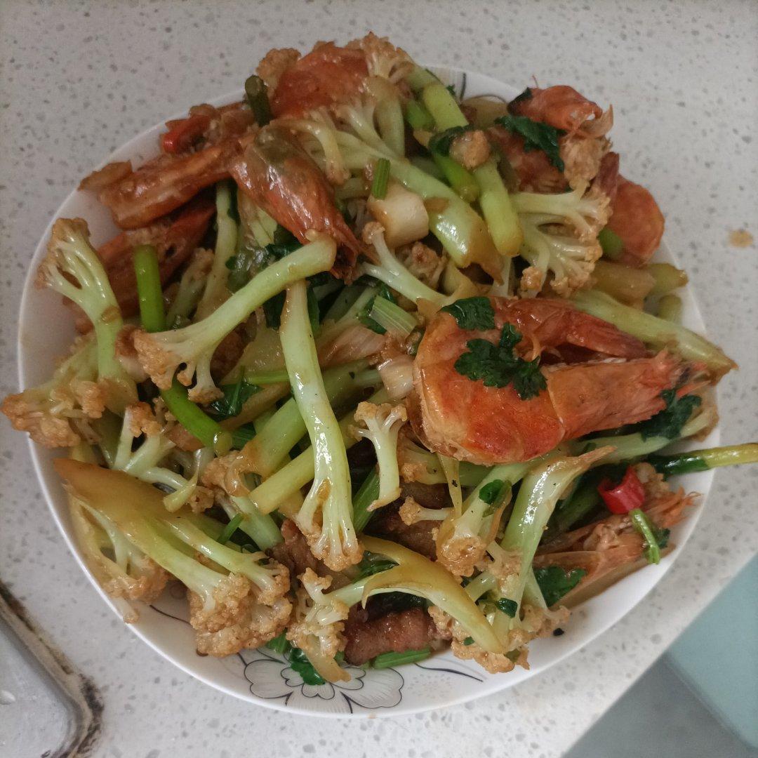 和饭店一个味道的干锅花菜
