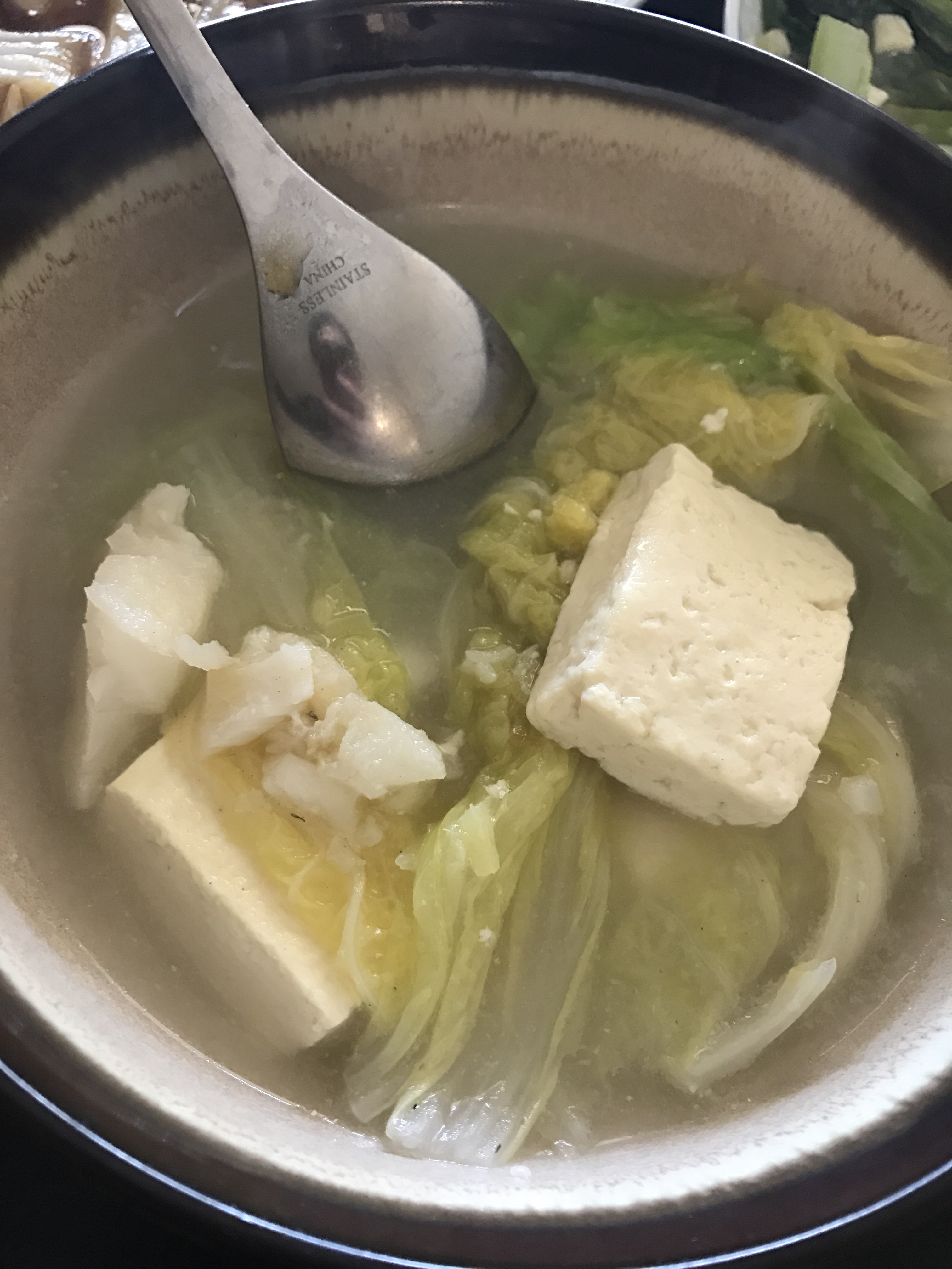 鳕鱼豆腐白菜汤的做法