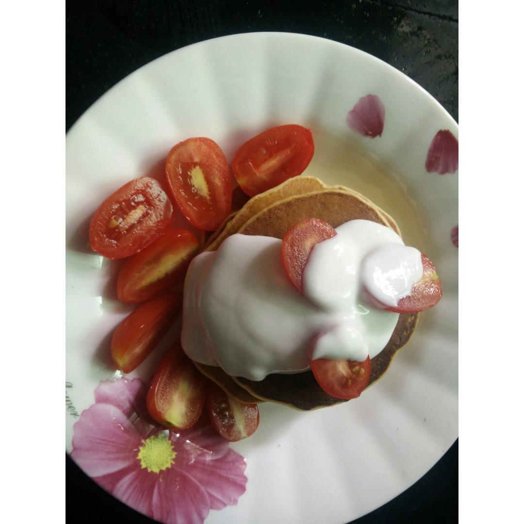 【减脂早餐】无油香蕉松饼（超简单）