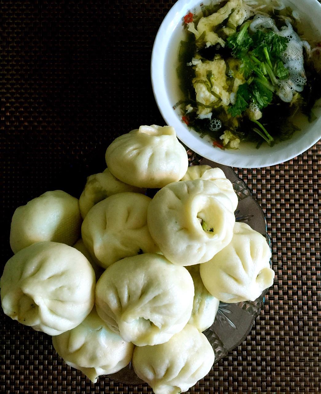 油菜香菇小包子