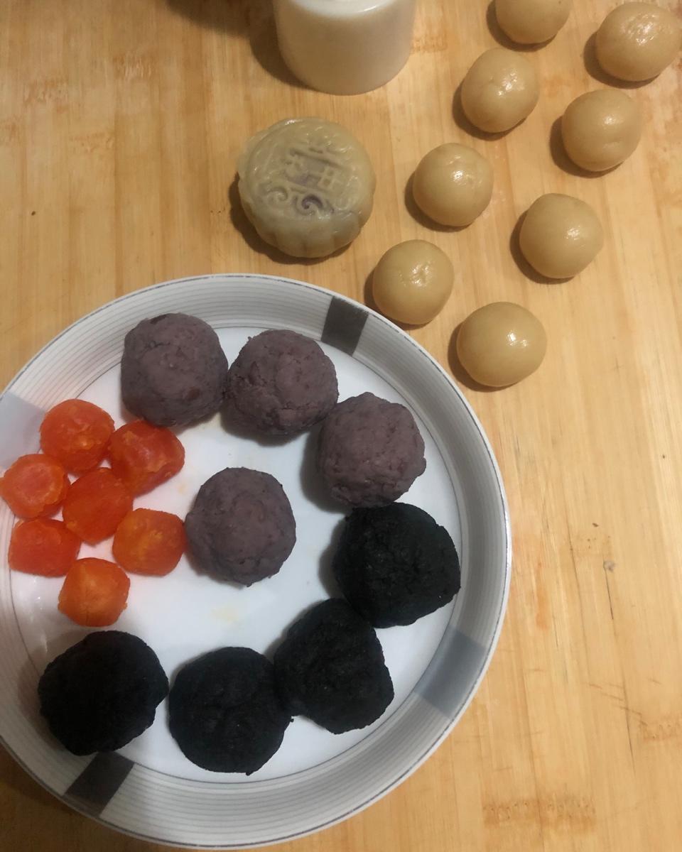 无油芝麻花生馅【可塑型/包汤圆/面包馅料/月饼馅/馅饼/无油馅料/黑芝麻馅】