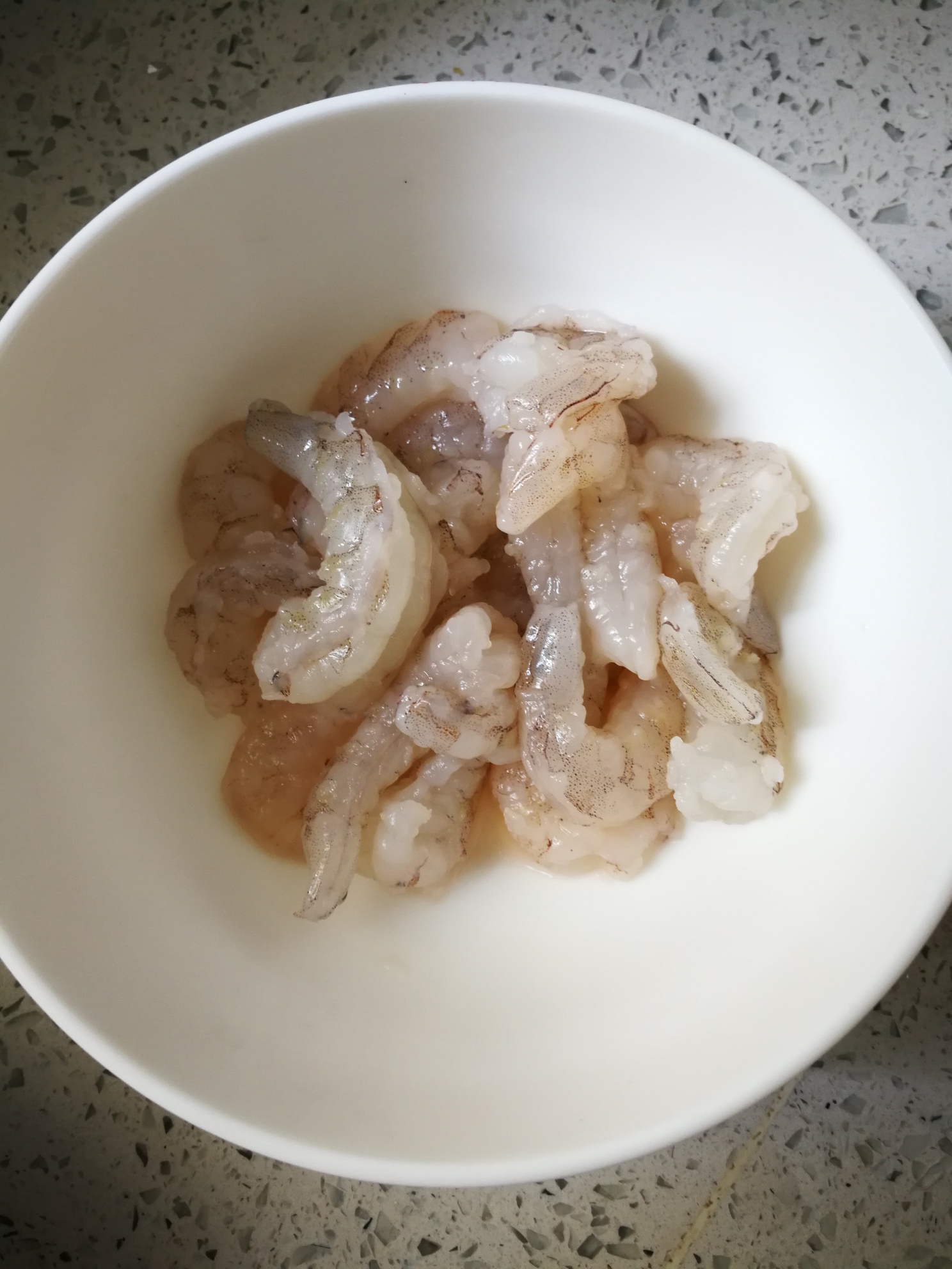西兰花虾丸 宝宝辅食的做法 步骤2