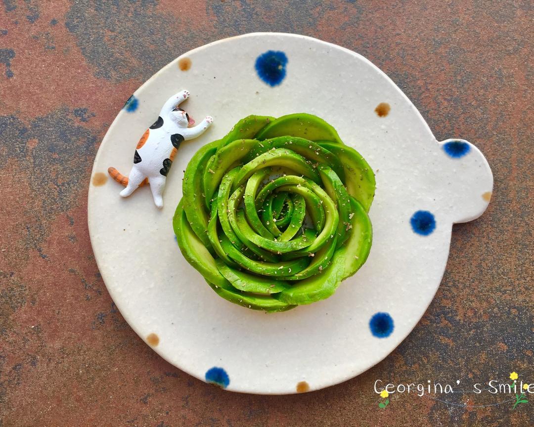 牛油果🥑花 沙拉的做法