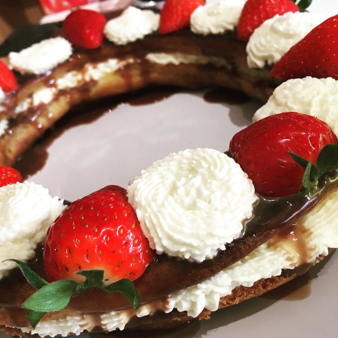 高颜值的花环泡芙