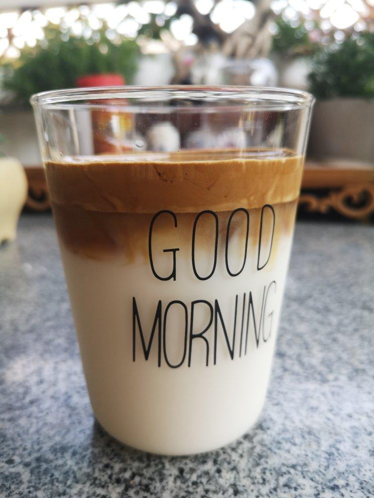 韩国爆火咖啡奶泡