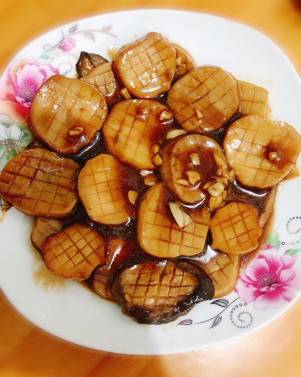比肉还好吃的酱汁杏鲍菇，拿肉也不换。