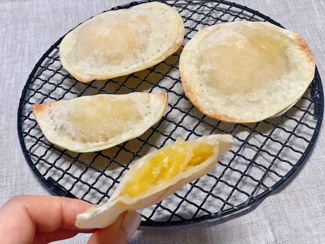小浮生做的饺子皮香蕉派