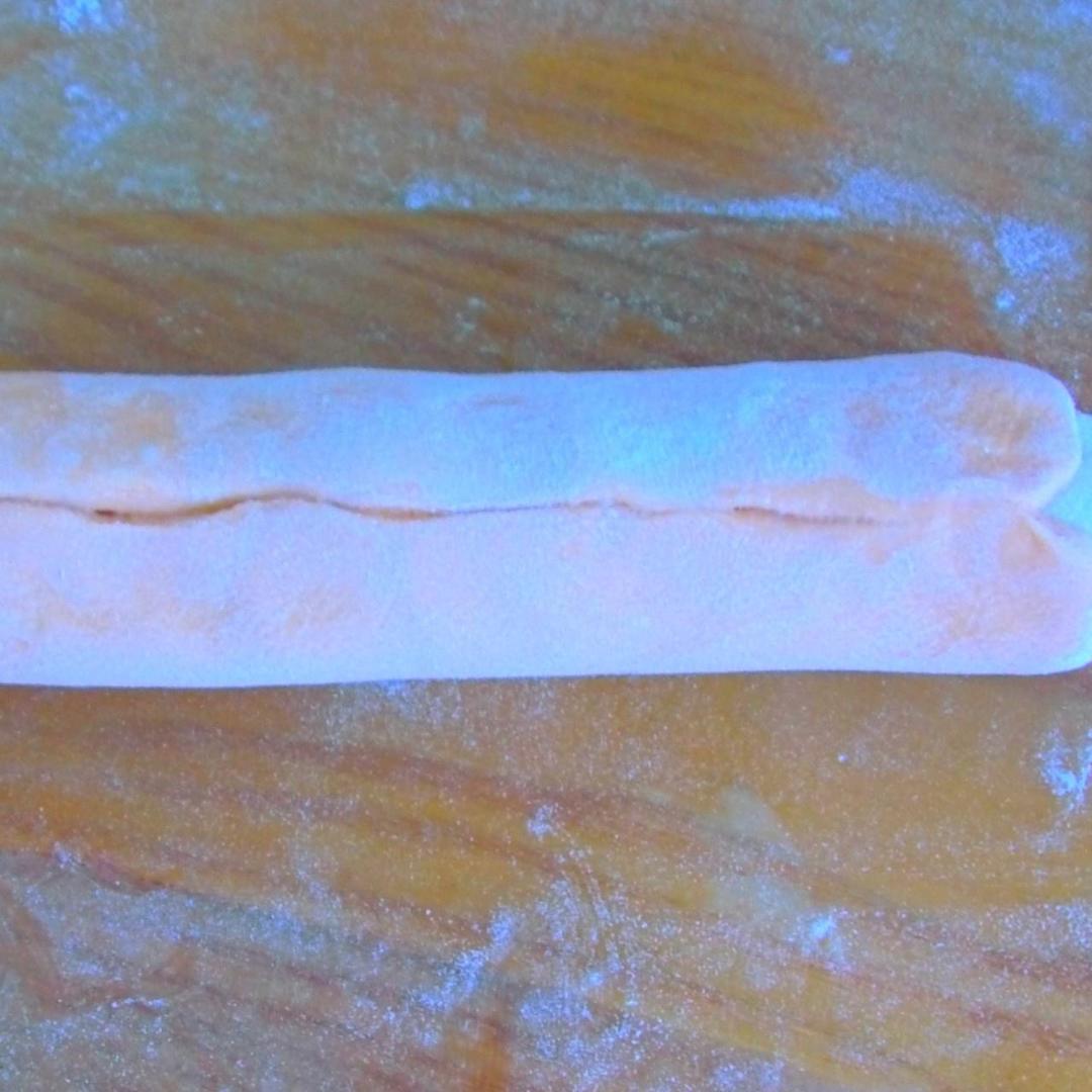 天然蔬菜汁彩边水饺的做法 步骤4