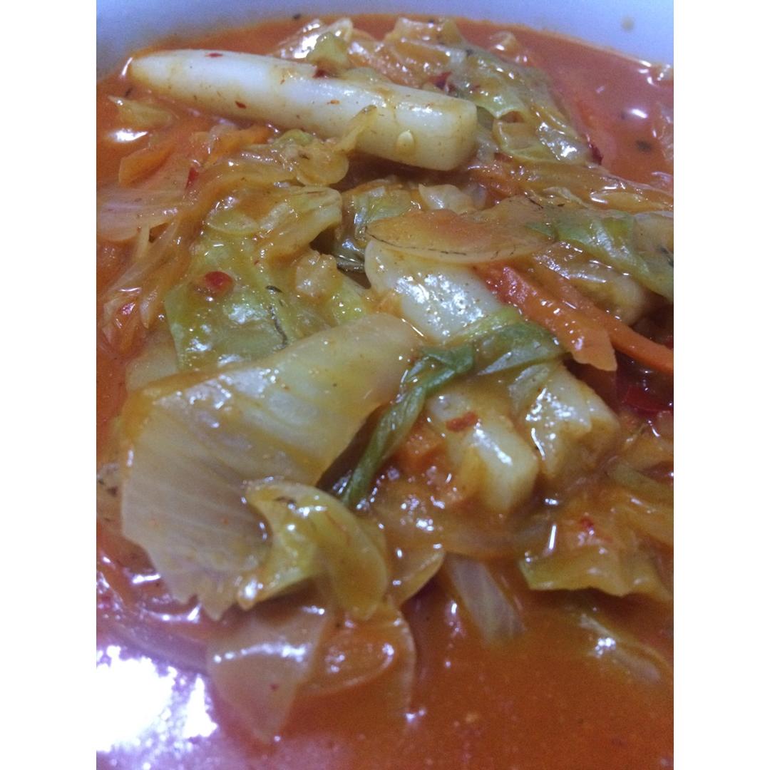 韩式辣炒年糕（or网红芝士套路之芝心年糕）