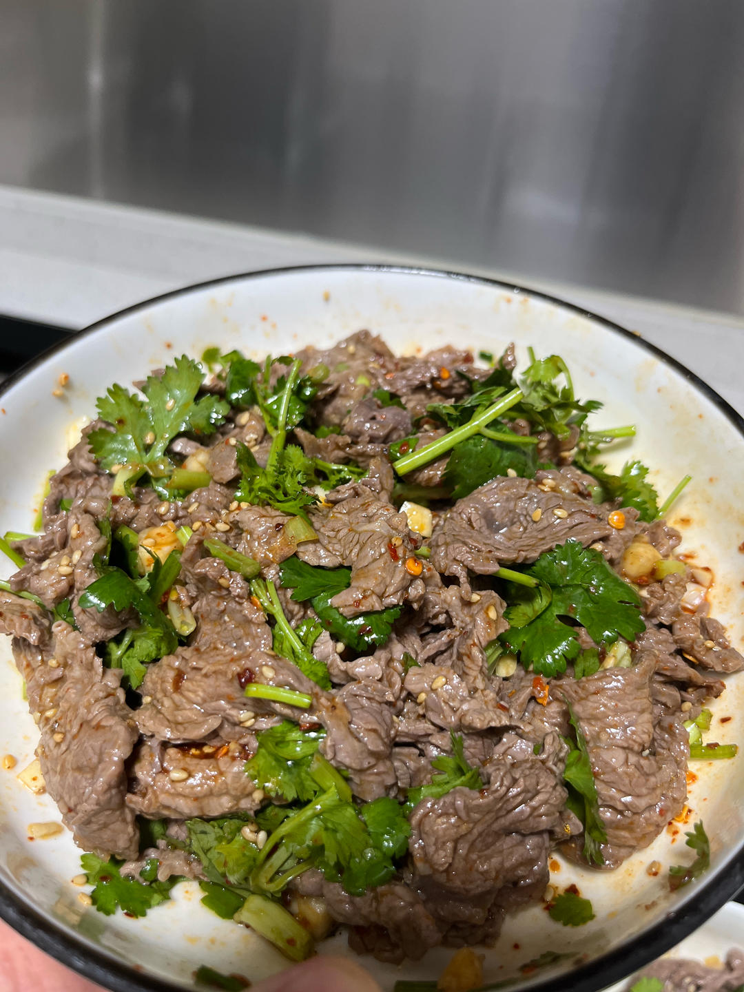 超级快手香菜拌牛肉