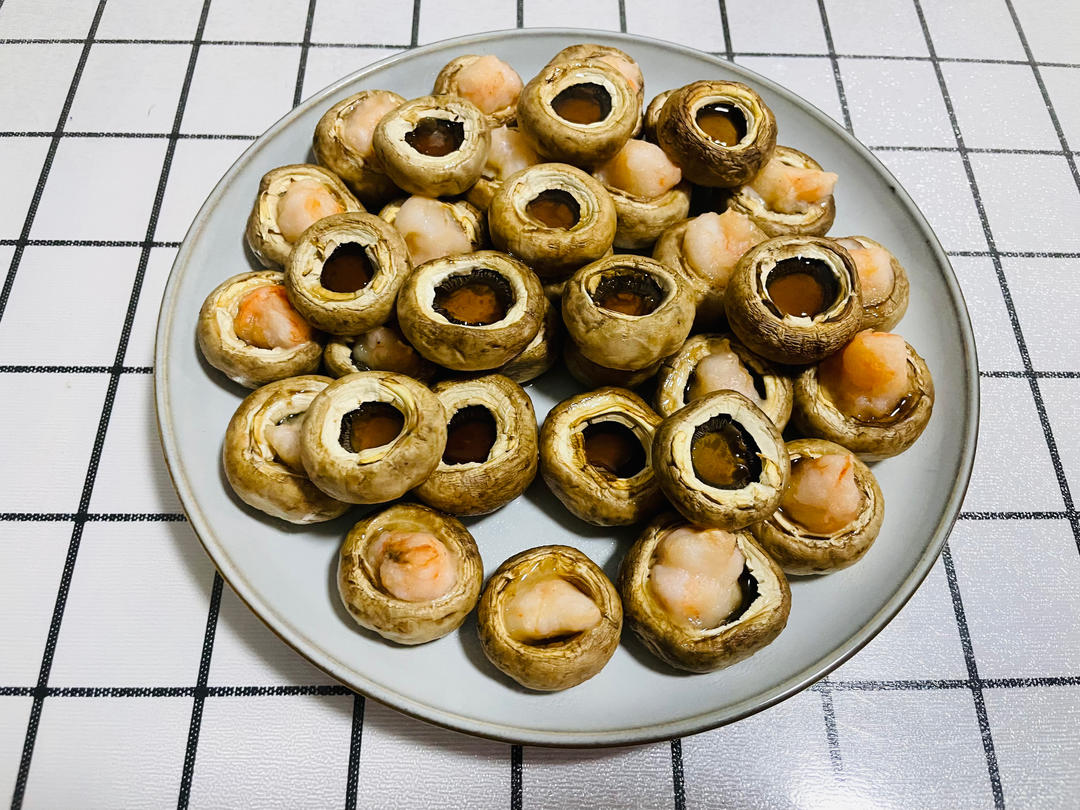 烤白蘑菇，双孢菇，口蘑，口菇，全程不加一滴油