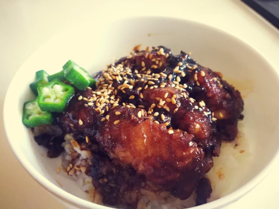 蜜汁巴沙鱼盖饭