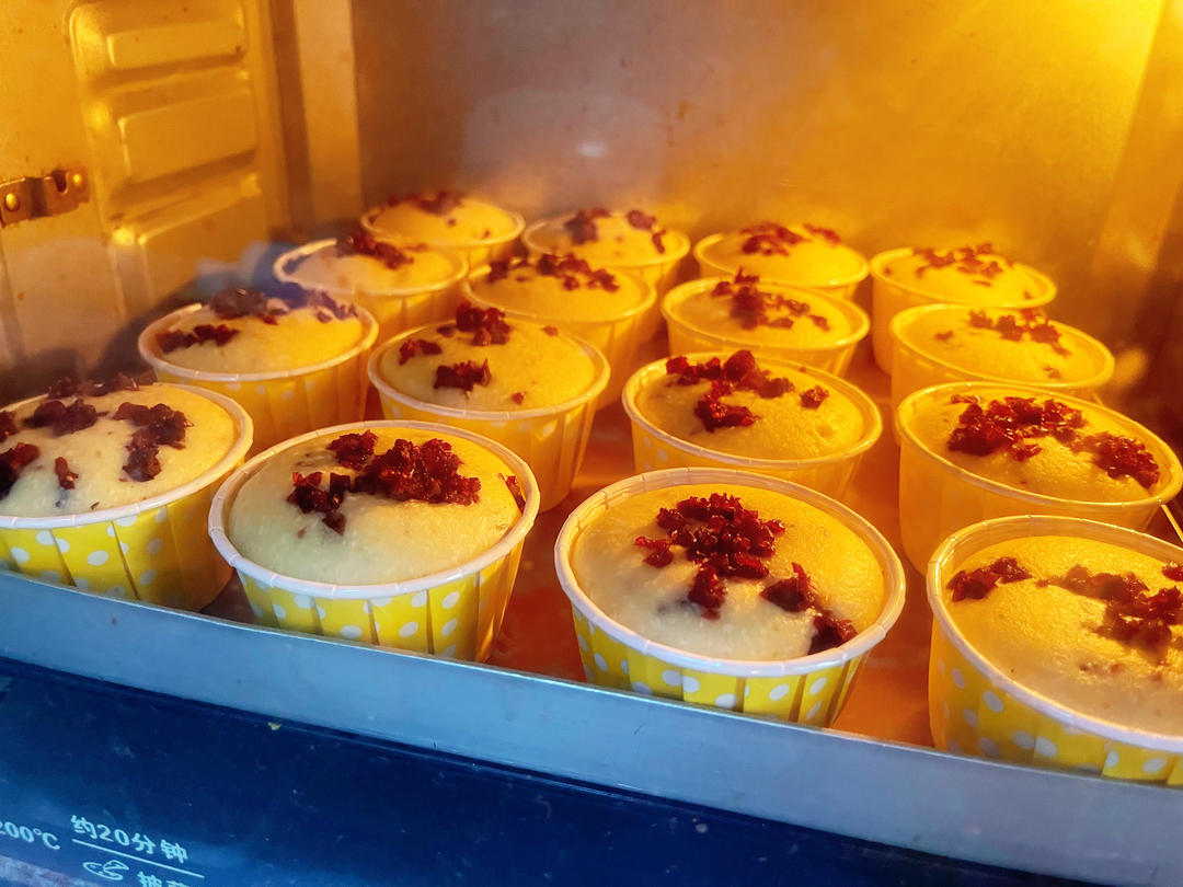 免打发❗️零失败❗️蔓越莓椰蓉马芬蛋糕㊙️