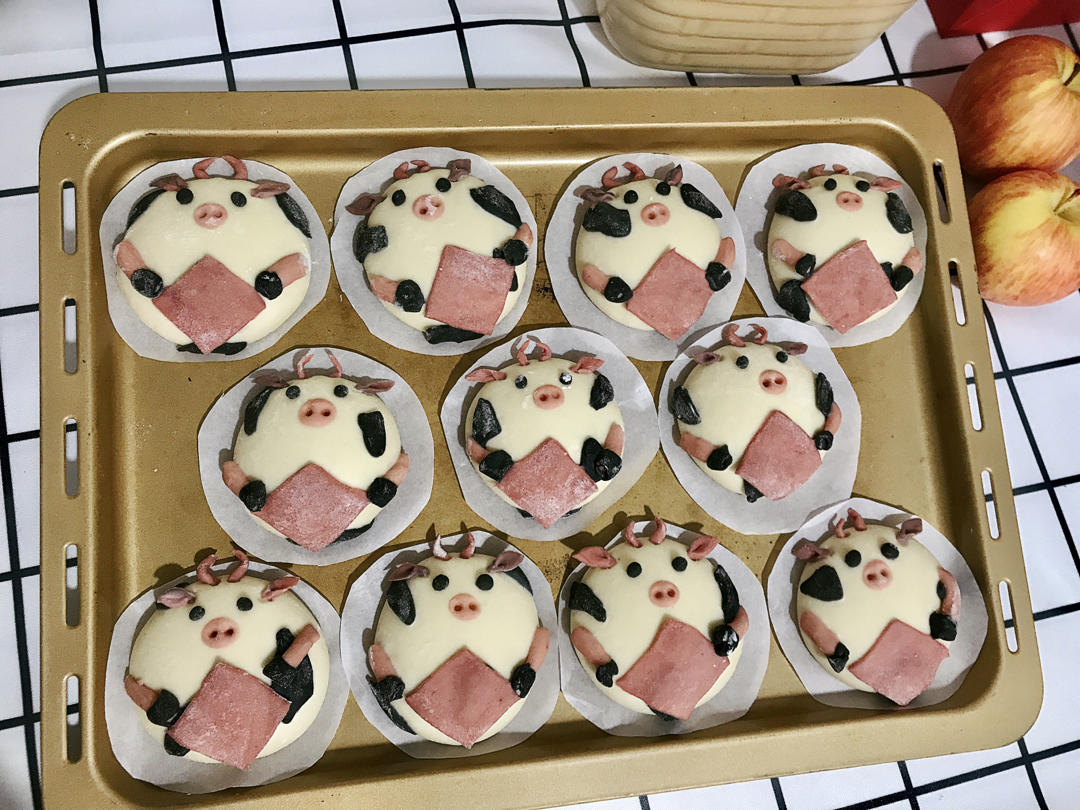 可爱馒头做法集（河马、皮卡丘、一只乳牛）