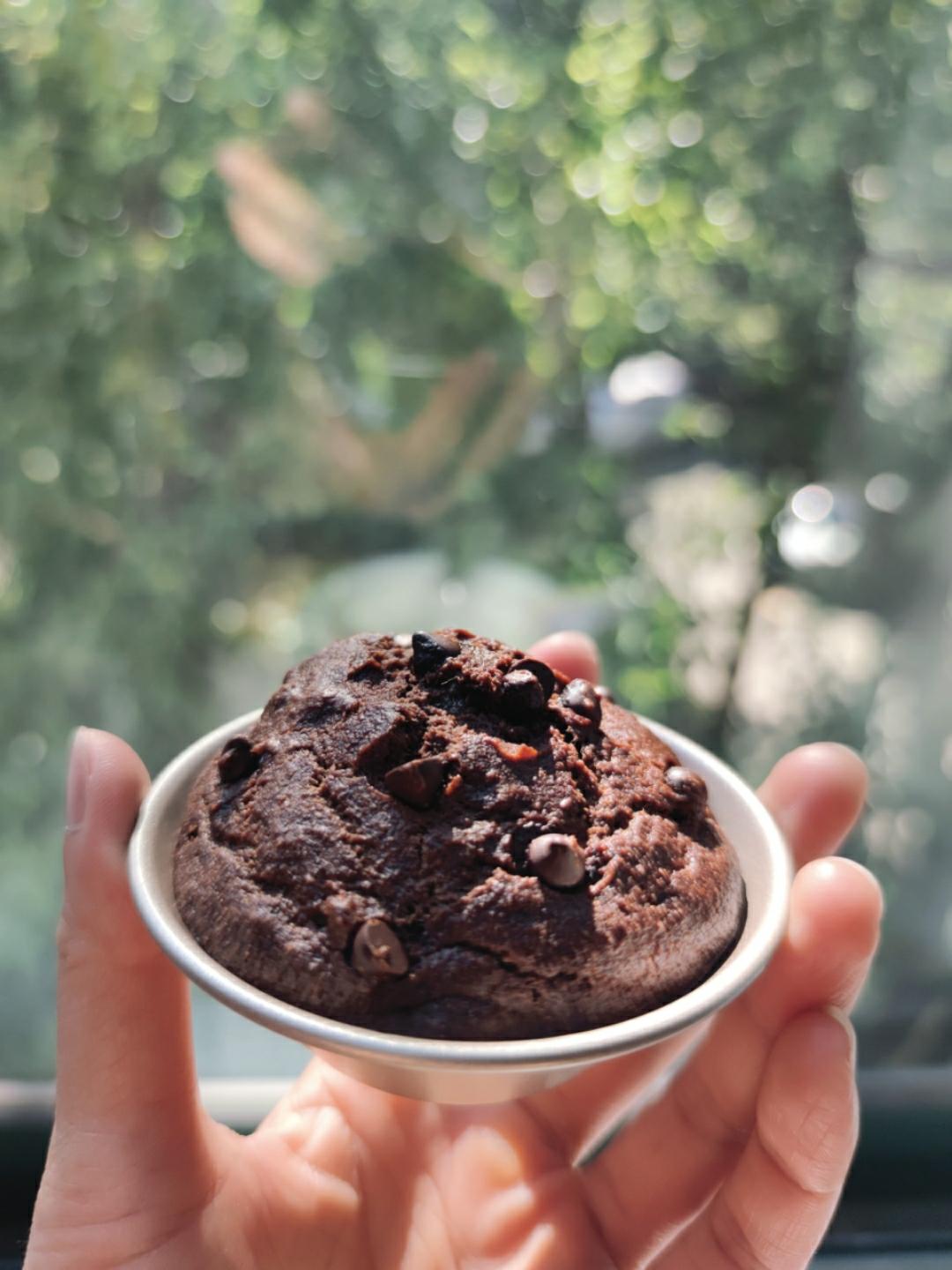 无麸质无蛋奶～大米粉蔓越莓香蕉麦芬